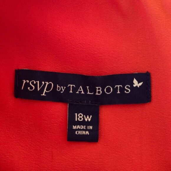 Talbots Womens Pineapple Print Sleeveless Jeweled Sheath Dress Plus Size 18W - Picture 2 of 12